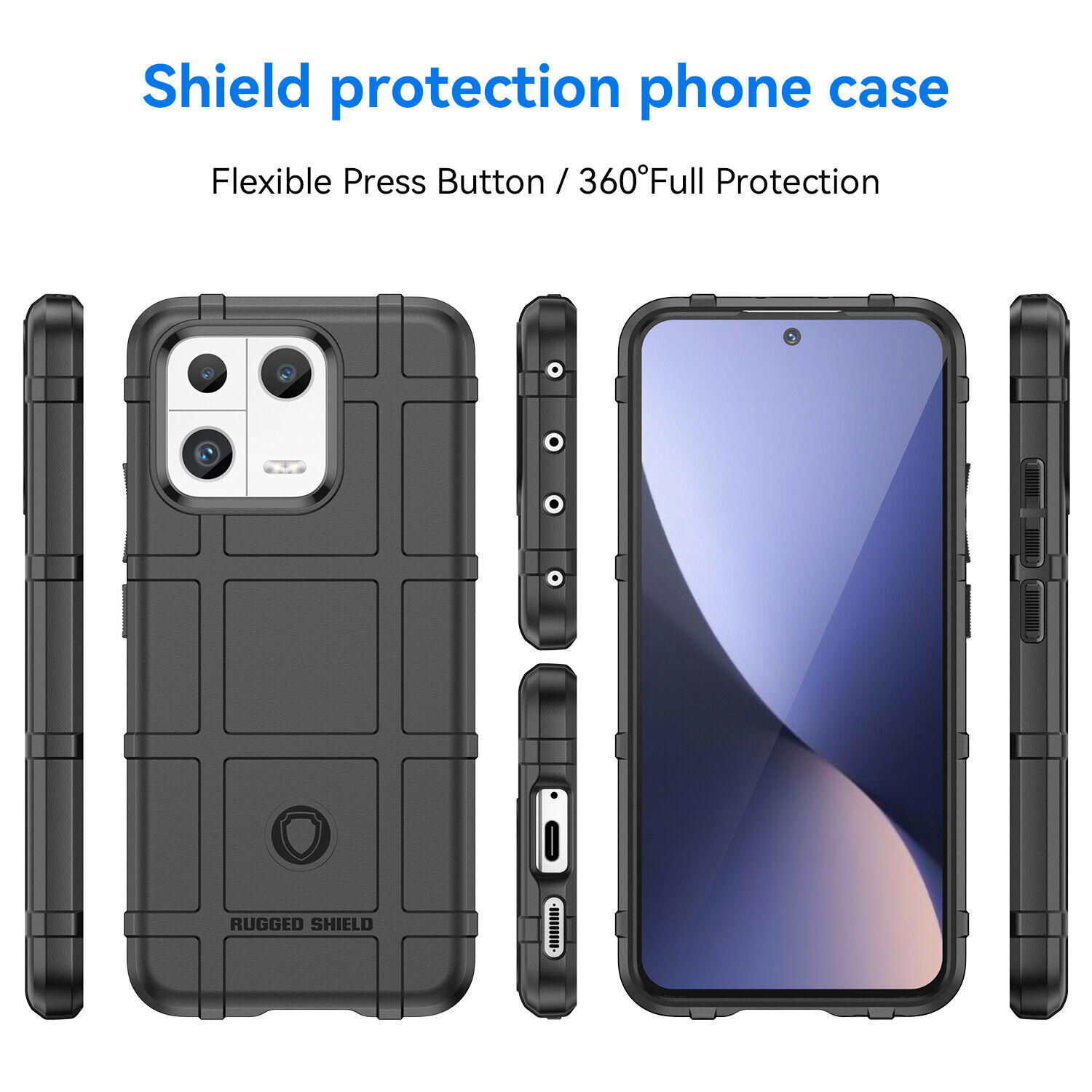  Ysnzaq Military Grade Durable Rugged Case for Xiaomi