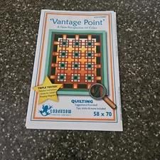 Vantage Point Quilt Pattern 58x70 Toadsew Creative Concepts TCC03507