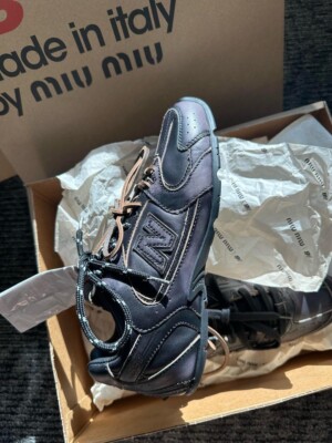New Balance X Miu Miu 530 SL Leather Sneakers EC 36 | eBay