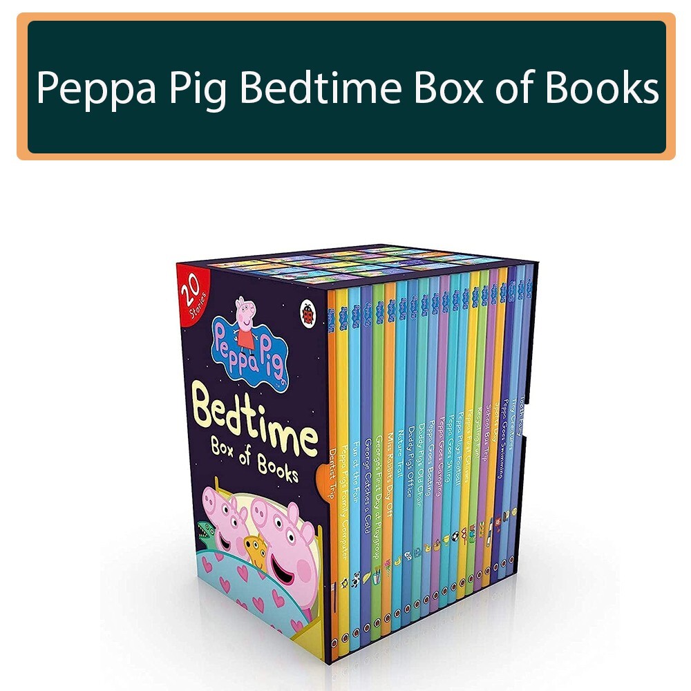 Peppa Pig Bedtime Box of Books 20 Stories Ladybird Collection Box Set Dentist