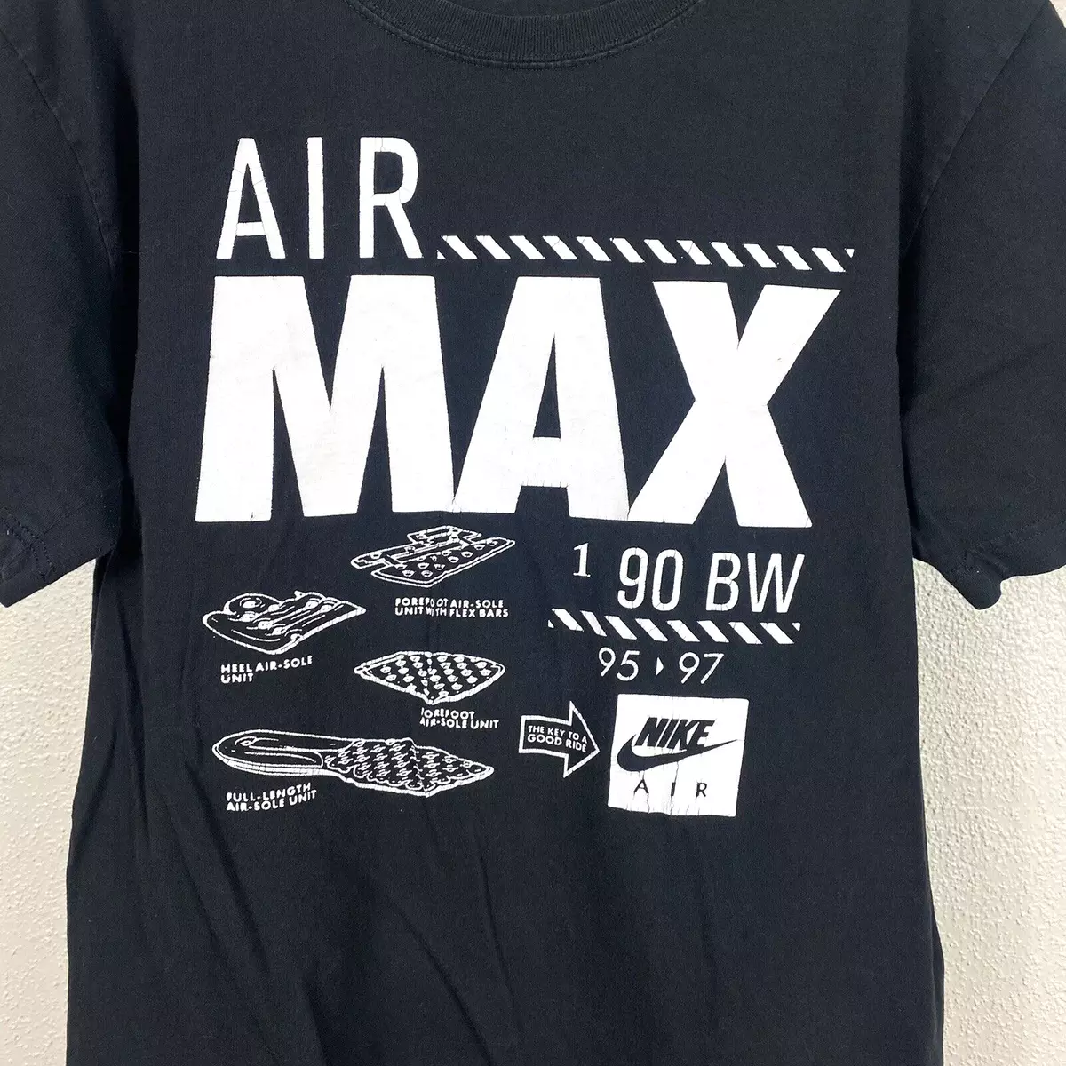 Nike air max t shirt black 2025