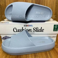 32 DEGREES COOL Cushion Slides Unisex (W)Women's (M)Men's ~ Blue~ Size S M L XL