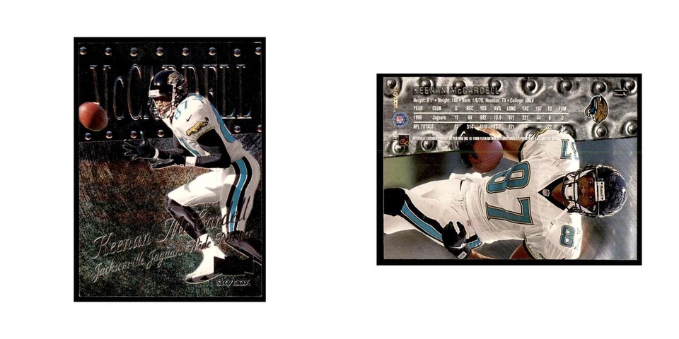Keenan McCardell 1999 SkyBox Metal Universe #11 Football Cards Football Card NM - Image 3 of 3