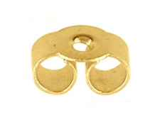 18ct Gold Scroll Butterfly Earring Backs Stoppers Caps Ear Pin Fit Stud Scroll