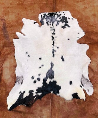 Goat Hide Fur | Fireplace Rug | Icelandic Animal Skin | Nordic Leather Natural