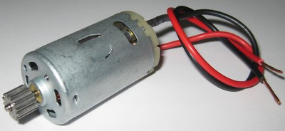 #ad 6V DC High Speed Electric Motor with 12 Tooth Pinion Gear and Wires 13000 RPM $11.95