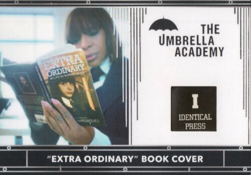 The Umbrella Academy Series 1, “Extra Ordinary” #2 Book Cover Relic Card RC12  - Photo 1/2