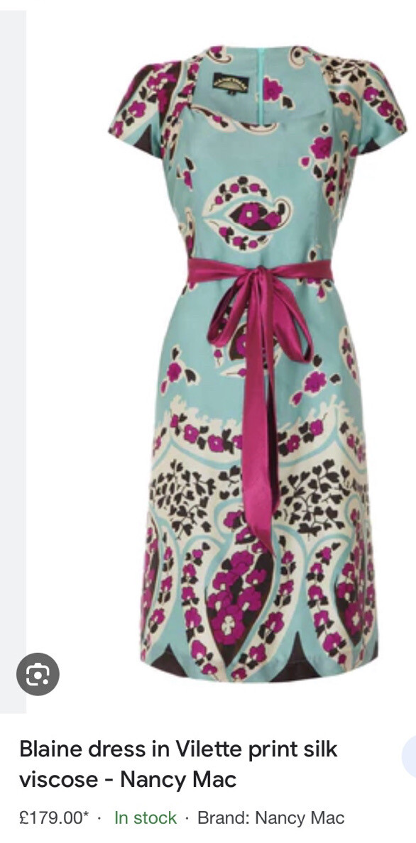 Nancy Mac Blaine Dress Size Immaculate! UK