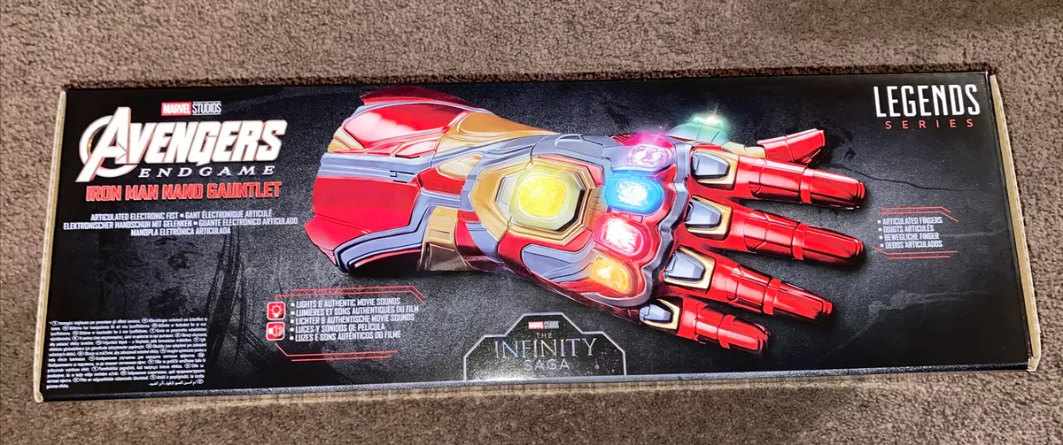 Marvel Legends Series Avengers: Endgame Iron Man Nano Gauntlet New In Box  NICE!