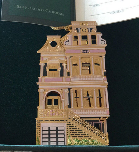 ELECTIC BLUE # ORO04 Charleston SC  SHELIA'S THE HISTORICAL ORNAMENT COLLECTION