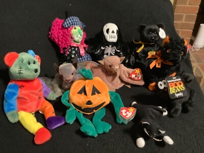 Ty Beanie Babies 8 Halloween Beanie Babies see listing below