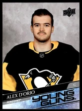 2020-21 Upper Deck Young Guns Alex D'Orio Rookie Pittsburgh Penguins #719 R125
