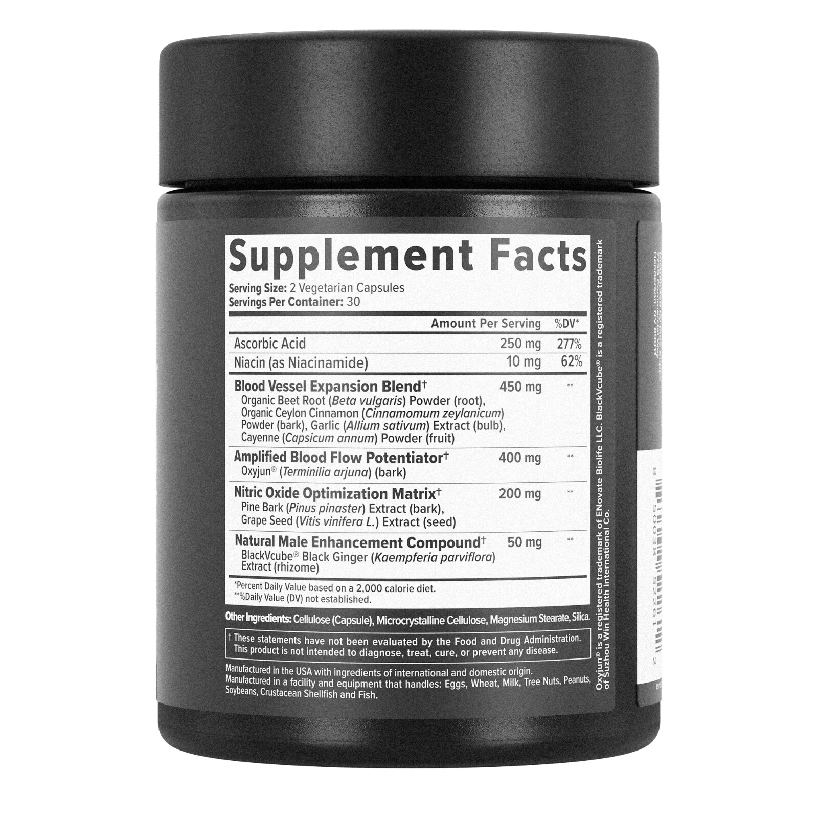Inno Supps Nitro Wood MAGNUM Enhanced Circulation, Stamina, Sex Support