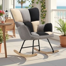 Schaukelstuhl Schaukelsessel Relaxsessel Stillsessel Schwingsessel bis 120kg