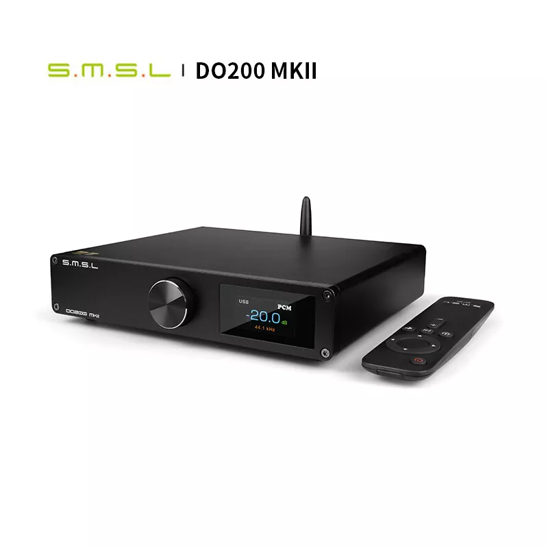 SMSL DO200 MKII Audio DAC ES9068AS*2 XMOS XU316 Bluetooth 5.1 MQA Full  Decoder