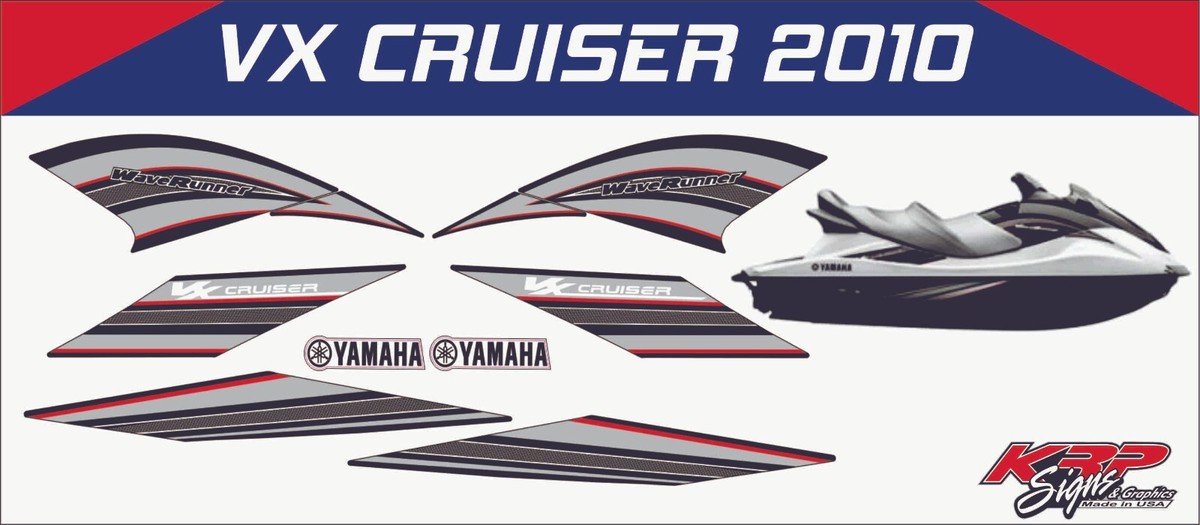YAMAHA WAVERUNNER VX CRUISER 2010 Graphics / Decal / Sticker Kit