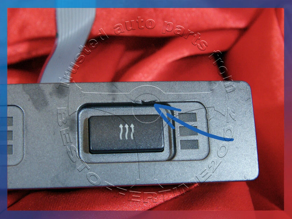 BOTÓN INTERRUPTOR AIRE ACONDICIONADO CALEFACCIÓN ASIENTO TRASERO DERECHO BMW E65 E66 7 6918430 Foto 4 de 4