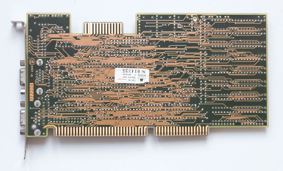 ISA graphics card - TRIDENT TVGA 8800CS - 512KB - TESTED - Image 2 of 2