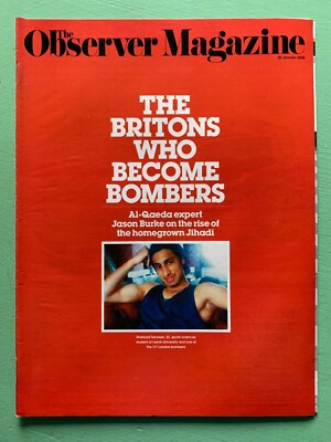 OBSERVER mag 20-Jan-2008 AL-QAEDA David Attenborough Raf Simons Olivia Inwood UK