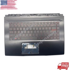 New For MSI GF63 8RC MS-16R1 Palmrest Upper Case Backlit Keyboard Not Fit GF65