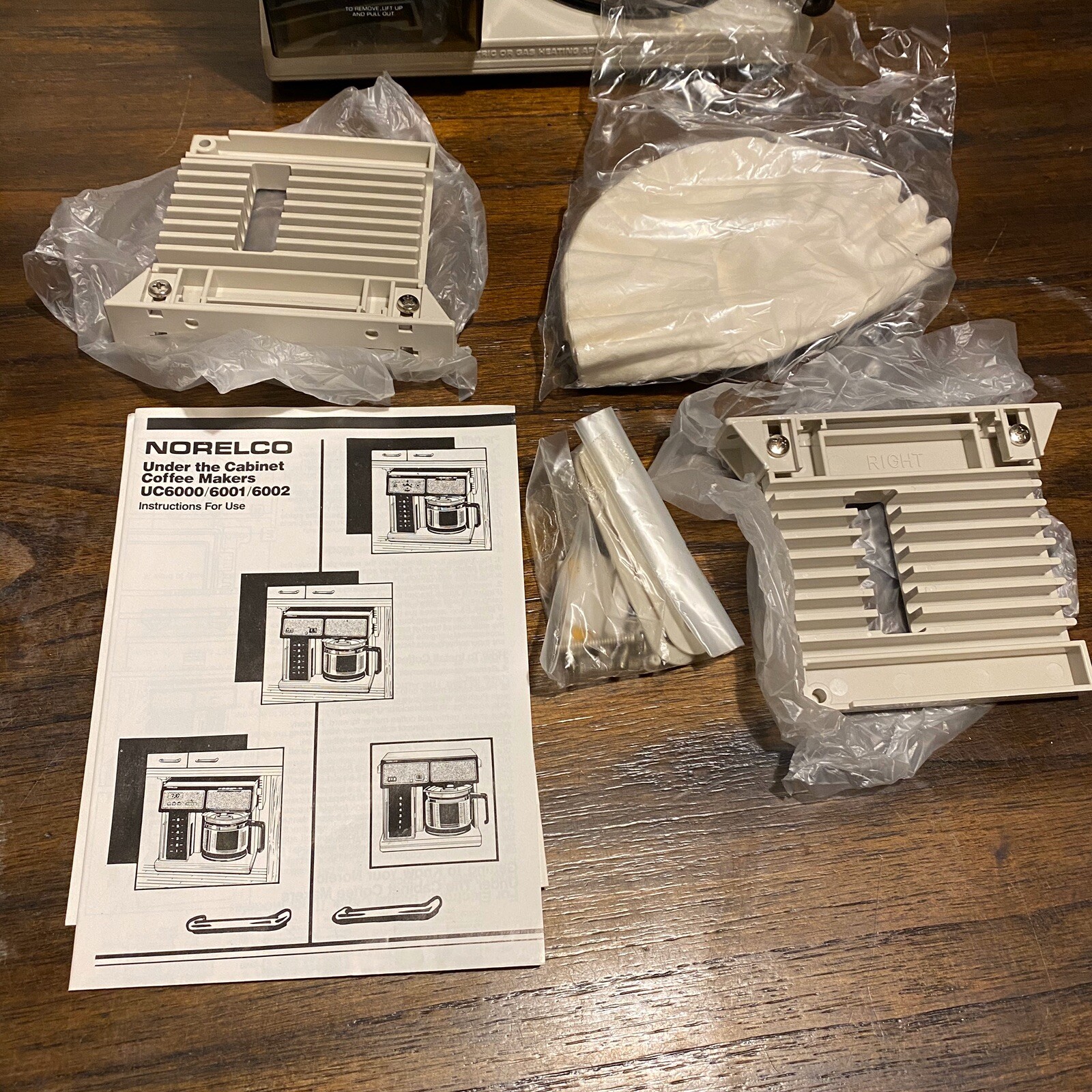 Vintage Norelco Under Coffee Maker 6 Cup UC6000 Brand New 1984