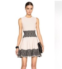 Alexander McQueen beige pattern knit dress size medium $3000