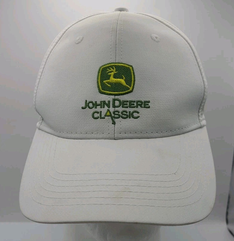 John Deere Classic Hat White Adjustable Strapback… - image 1