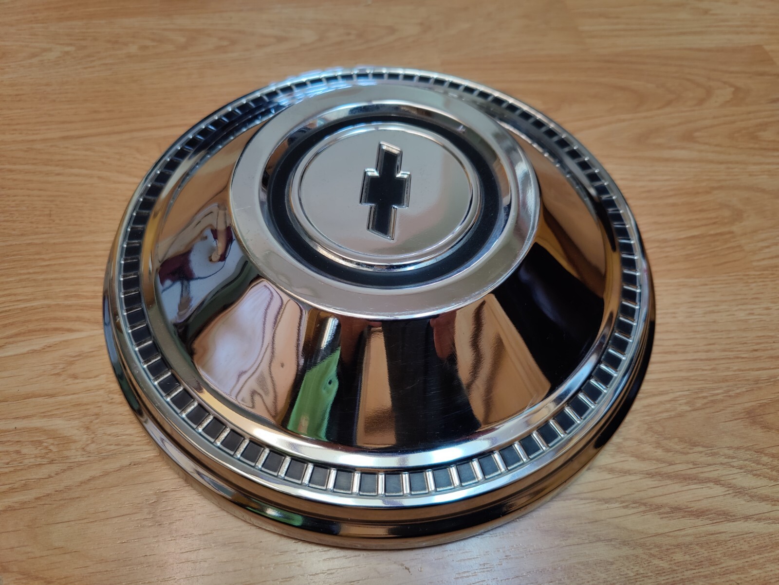 1967 Impala Biscayne Belair Dog Dish Hubcap 67 Chevrolet Bel Air Hub