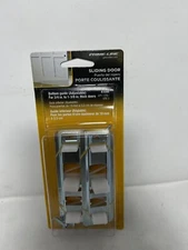 2 Pack of 2 - Prime-Line 4.625"  Adjustable Sliding Closet Door Bottom Guide