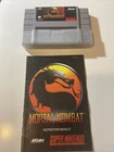 Mortal Kombat SNES (Super Nintendo, 1993) Authentic! Tested Working!