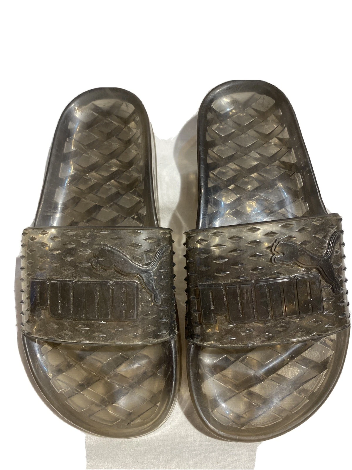 Scivoli trasparenti Fenty Puma di Rihanna marrone chiaro taglia 7 38