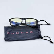 GUNNAR Computer Glasses VERTEX READER 2.00 54-16 Onyx Black w/ Amber Yellow