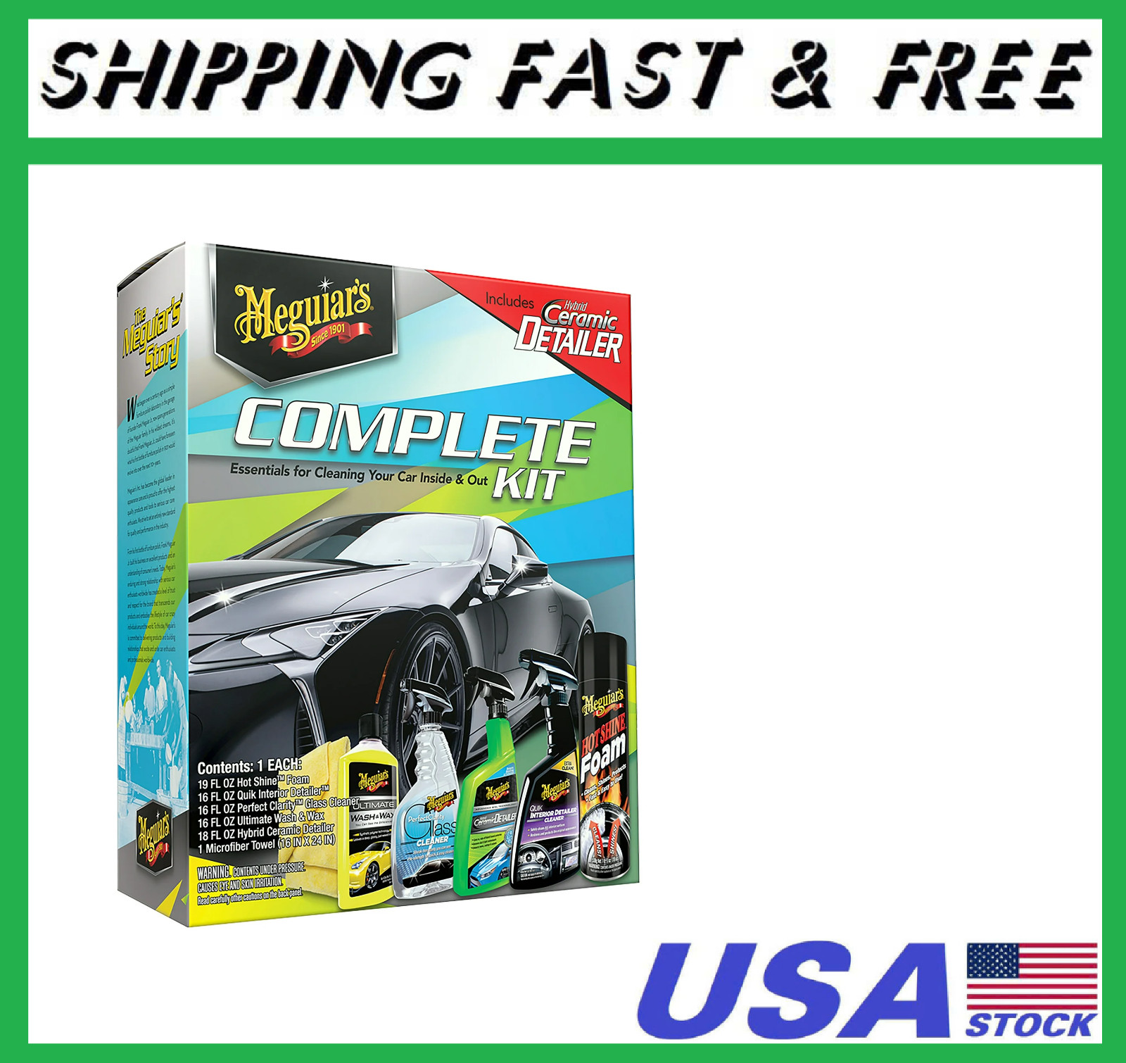 Meguiar's Complete Car Care Kit, G55208