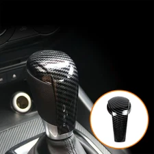 Carbon Fiber Style Inner Gear Shift Knob Cover Trim Fit For Mazda CX-5 2018-2023