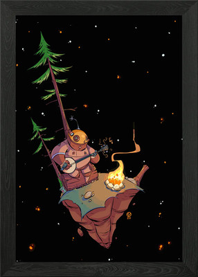 outer wilds Framed Wall Art Poster Canvas Print Picture