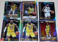Topps 2025-26 Chrome LeBron James Los Angeles Lakers X-Fractor Card #127