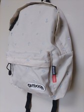 Outdoor Products x Snoopy White Blue Embroidered Backpack Casual Daypack New