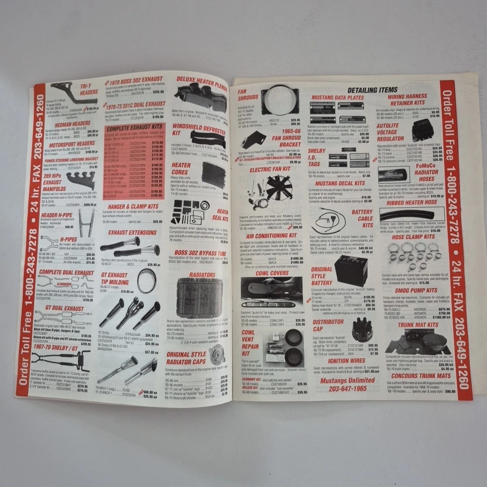 Mustangs Inc Mustang,Shelby,Cougar Parts Catalog - Image 2 of 4