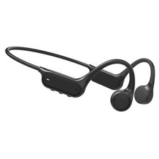 Bone Conduction Headphones, Open Ear IPX8 Waterproof Headsets Bluetooth Black