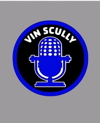 LA Dodgers Vin Scully Custom Memorial Style Vinyl Sticker Fernando,  Ohtani 2x2!