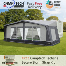 2026 SIZE 18 CAMPTECH SAVANNA DL ALL SEASON CARAVAN AWNING 1075-1100 1075CM-1100