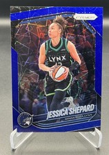 2025 Prizm WNBA - Jessica Shepard #137 Blue Velocity - Minnesota Lynx
