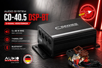 Audio System plug&play 5-Kanal Verstärker DSP Bluetooth 7-Kanal DSP Prozessor