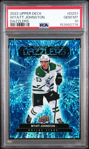 Wyatt Johnston [Blue] #DZ-81 2022 Upper Deck Dazzlers card