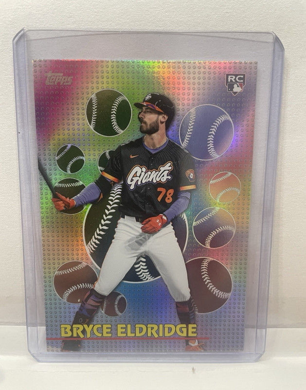 Topps 2026 Titans of the Game Bryce Eldridge Rookie Insert Giants Card #TOG-38
