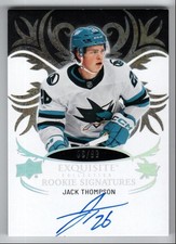 2024-25 Upper Deck Ice Exquisite Collection Rookie Signatures Jack Thompson Auto