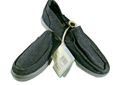 Kustom Mens Sand Shoe Size 7US Black Denim 4907107L1 Brand New with Tags