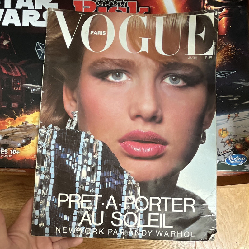 VOGUE Paris April French Fashion Magazine Featuring Andy Warhol
