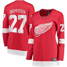 Women's Fanatics Michael Rasmussen Red Detroit Red Wings Home Breakaway Player