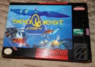 Super Nintendo SNES NTSC USA - SEAQUEST DSV - Boxed with Manual + Poster